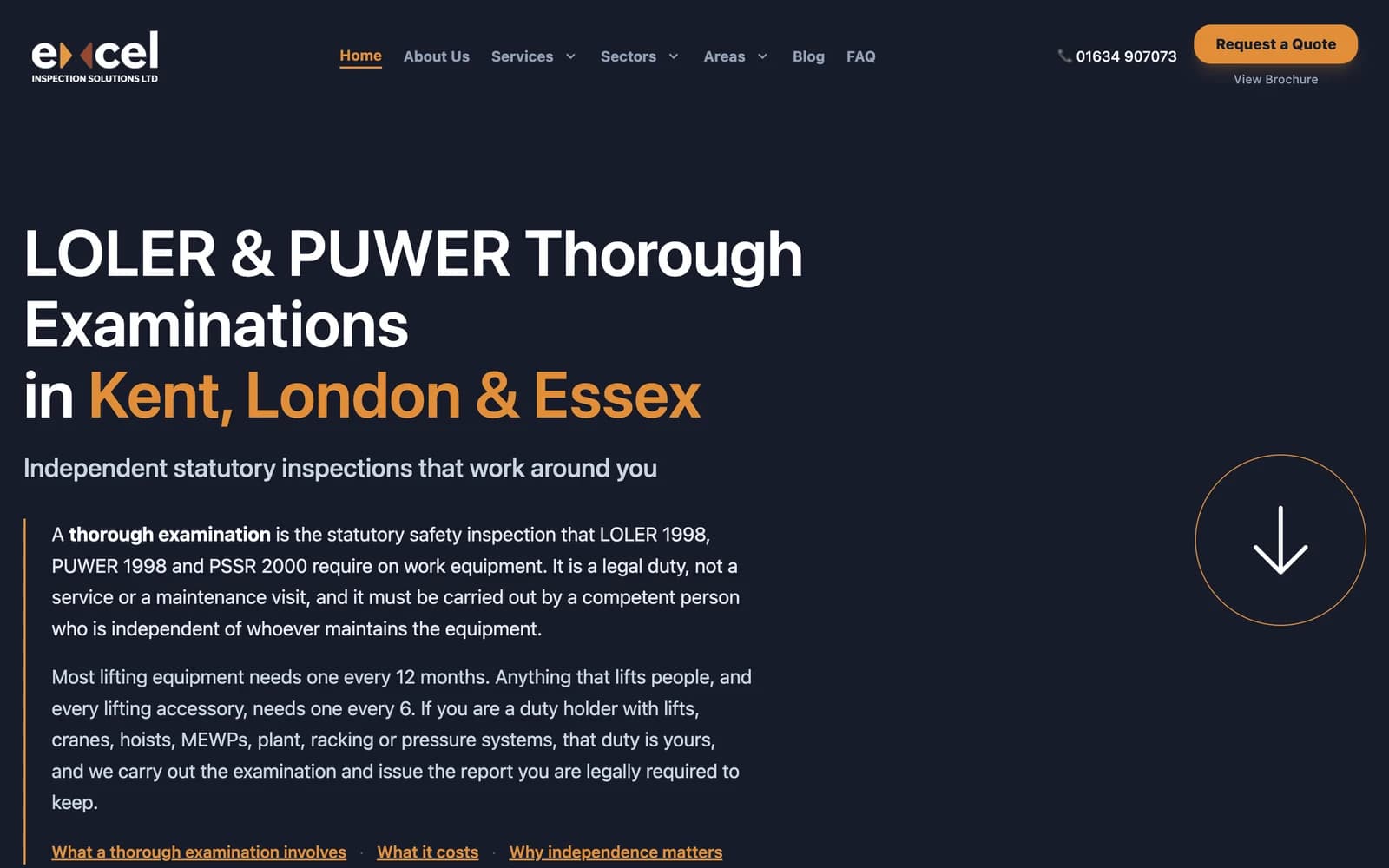 EIS homepage.